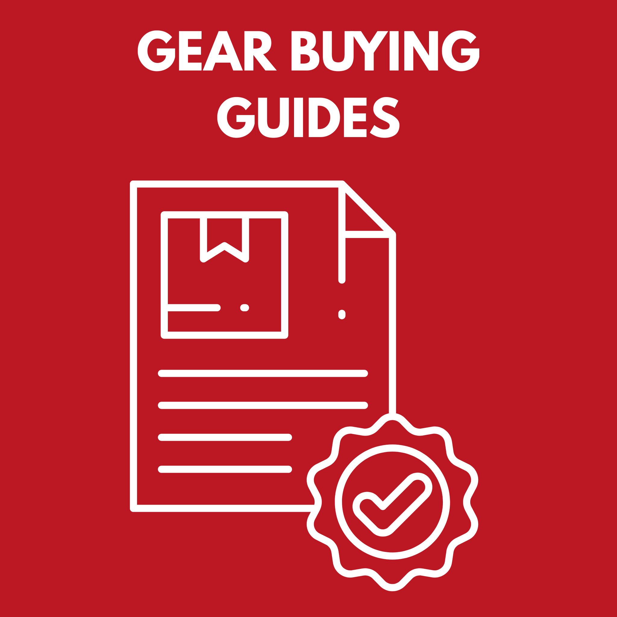 Gear Buying Guides (coming June 2026)