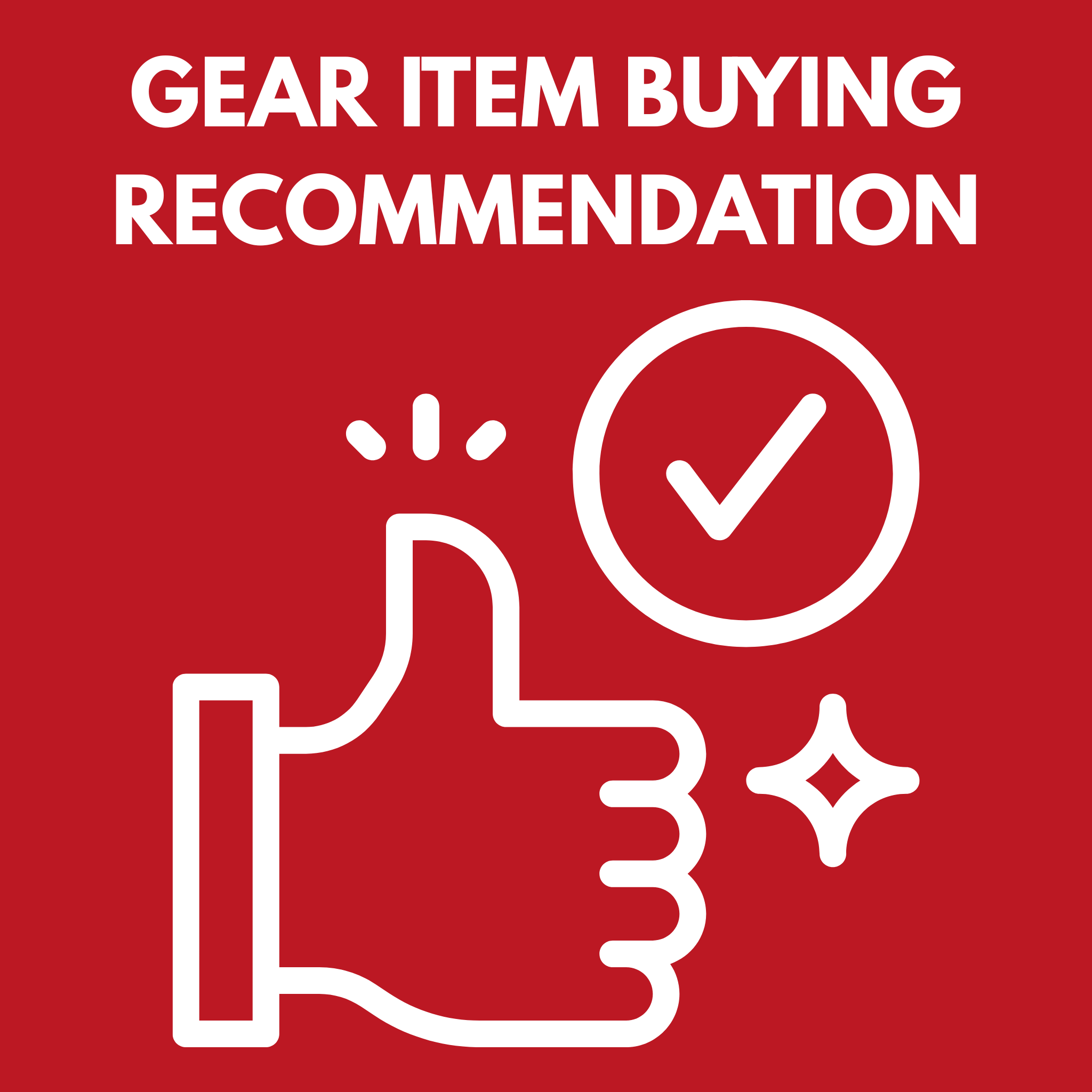 Gear Item Buying Recommendation