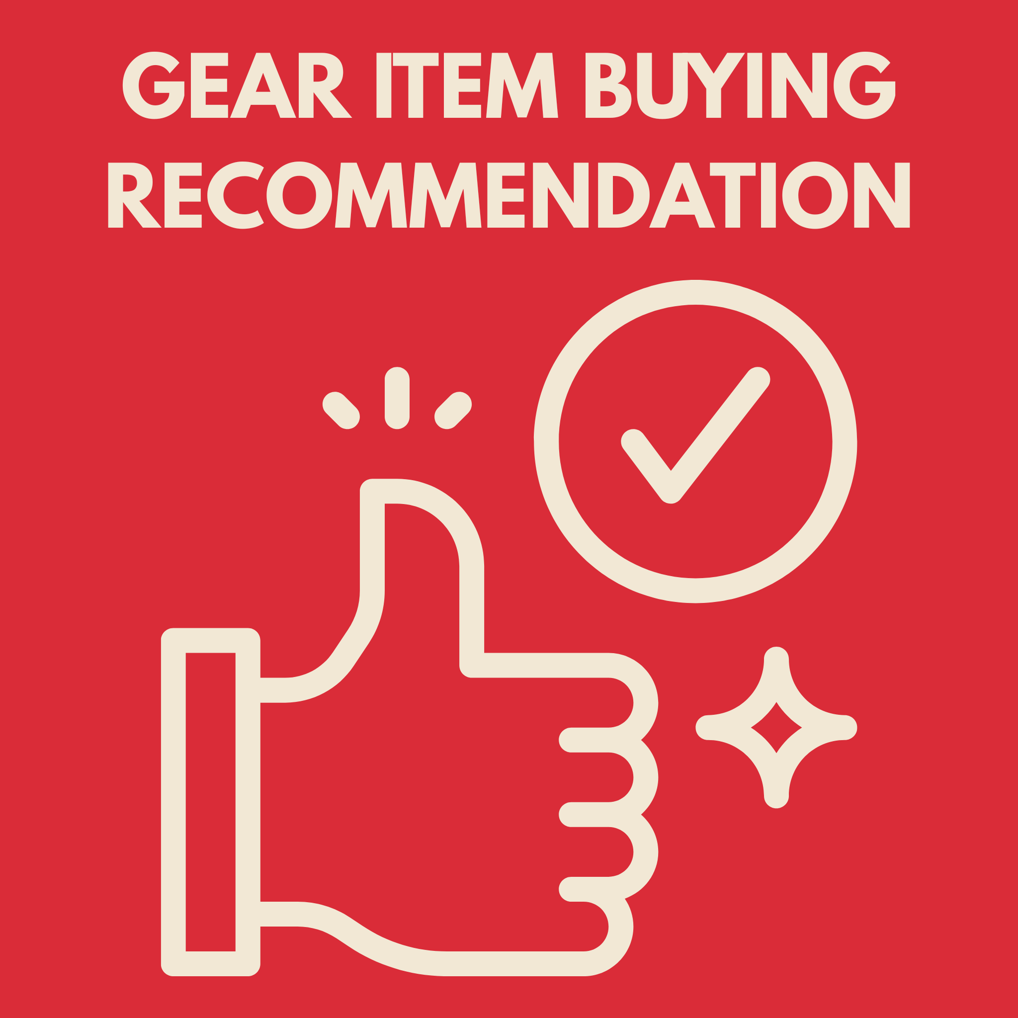 Gear Item Buying Recommendation